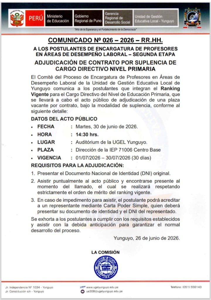 Imagen Comunicado